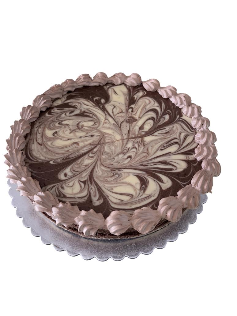 Marble Swirl Baked Cheesecake