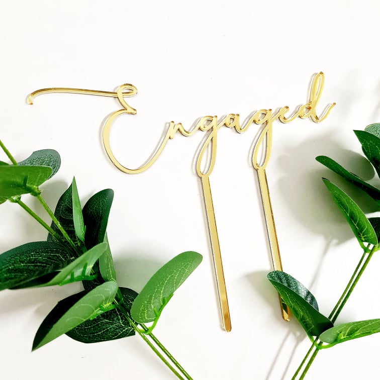 Acrylic Cake Topper - Occasions