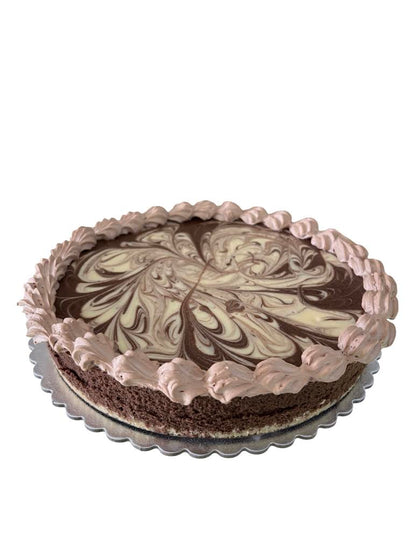 Marble Swirl Baked Cheesecake