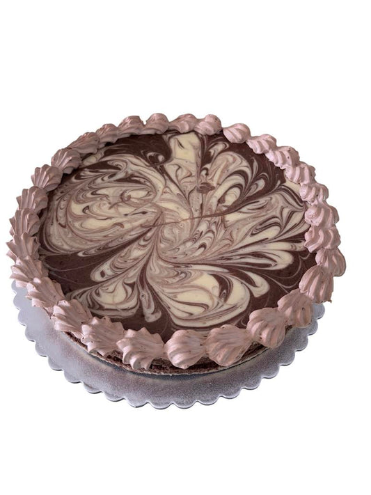 Marble Swirl Baked Cheesecake