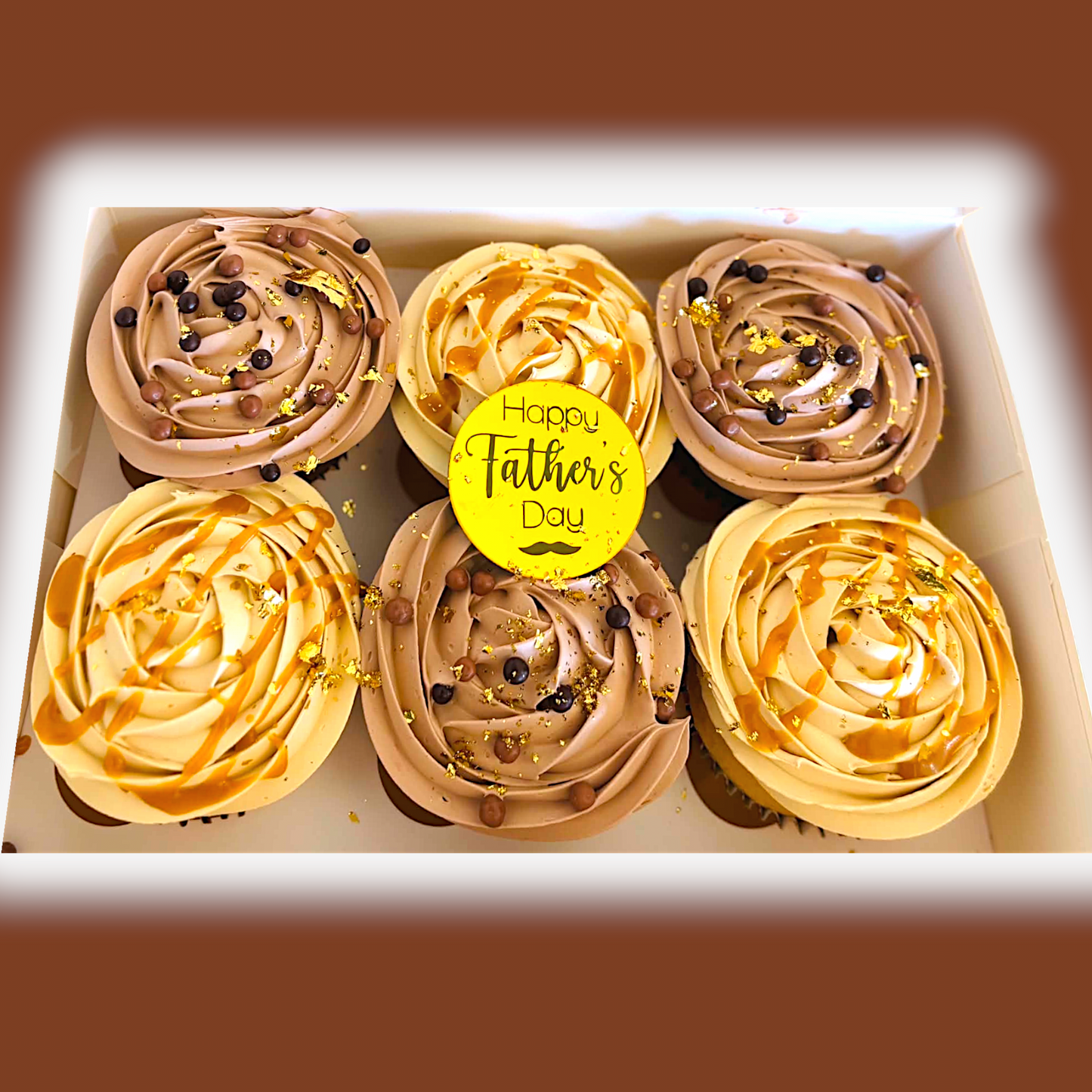 Father's Day Cupcakes - Golden Set