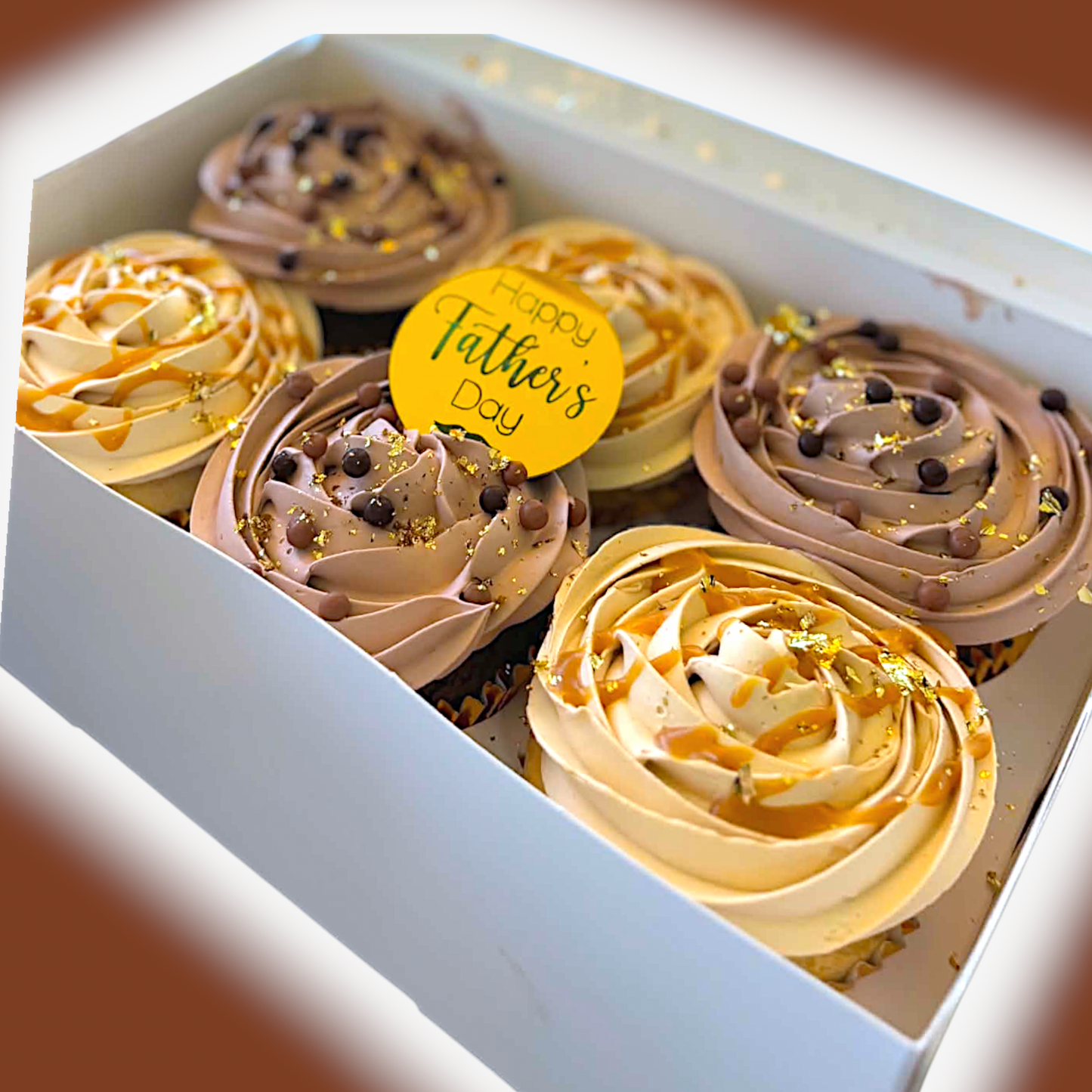 Father's Day Cupcakes - Golden Set