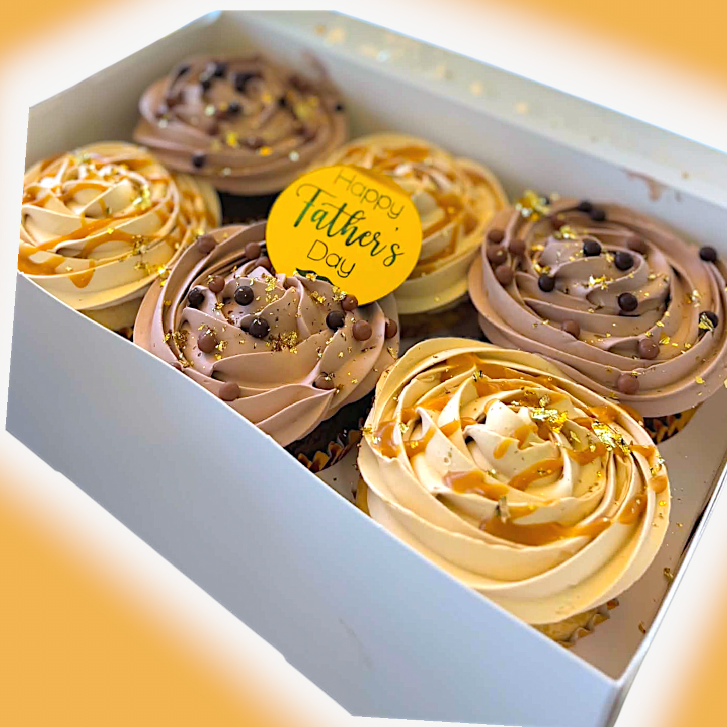 Father's Day Cupcakes - Golden Set