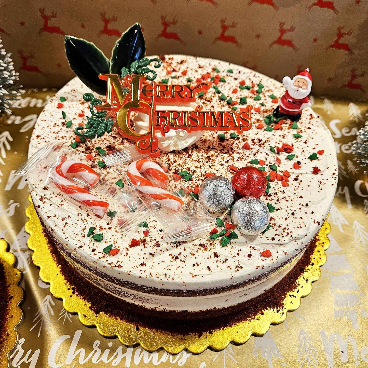 Christmas Red Velvet Cake
