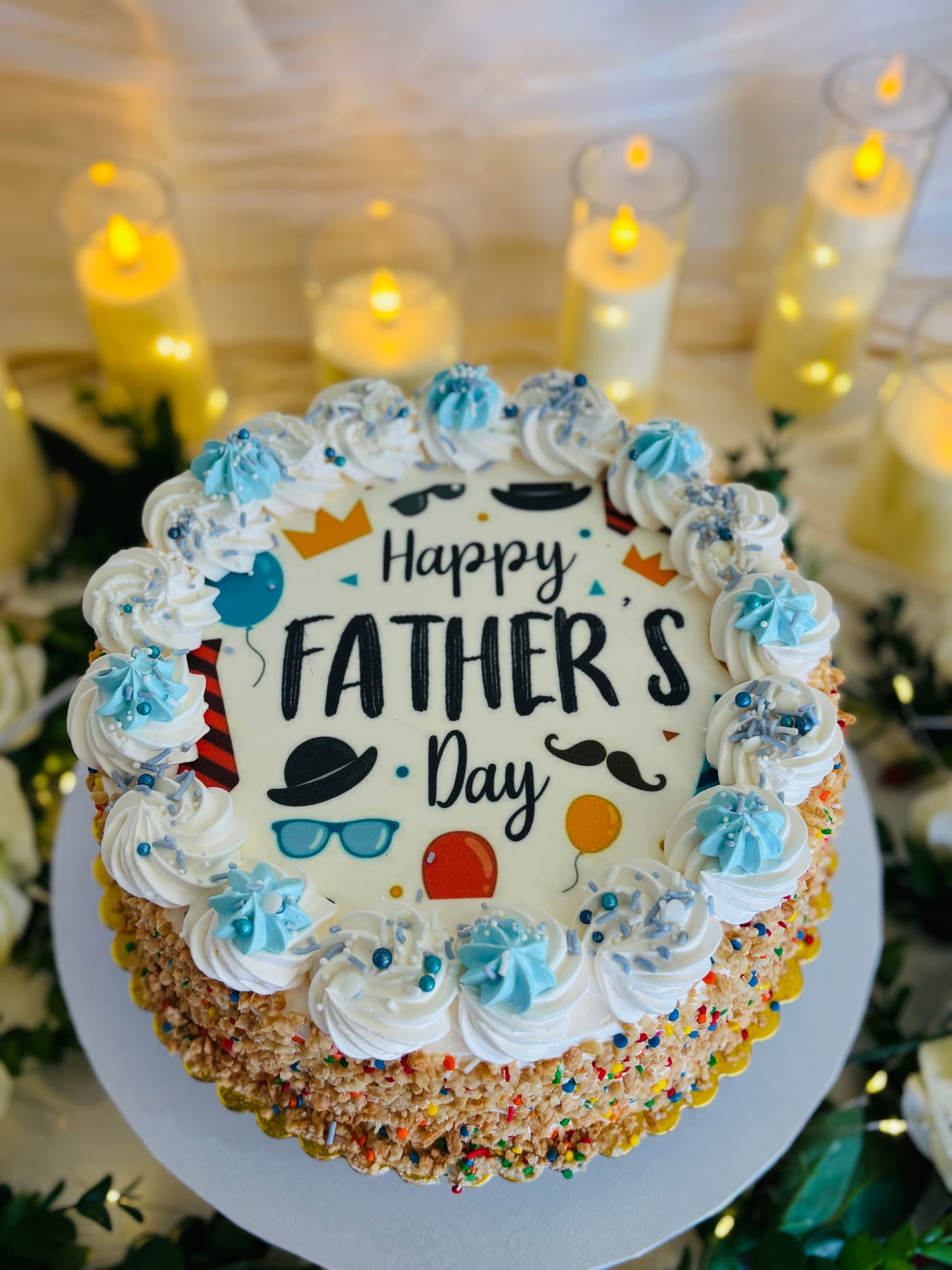 Father's Day Sponge Cake