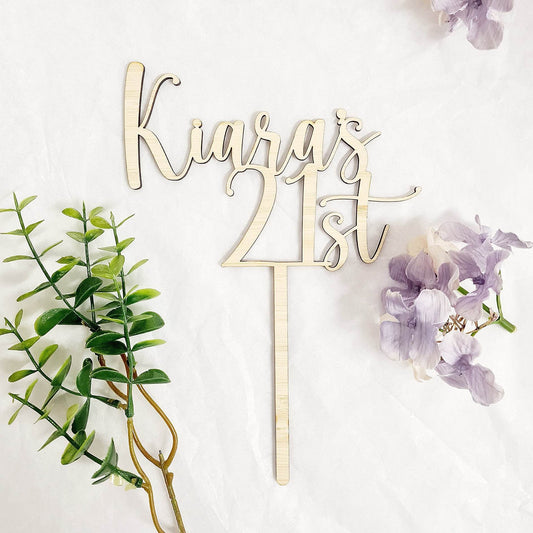 Personalised Cake Topper