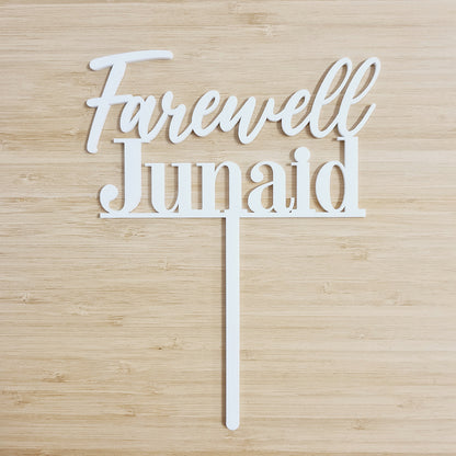 Personalised Cake Topper